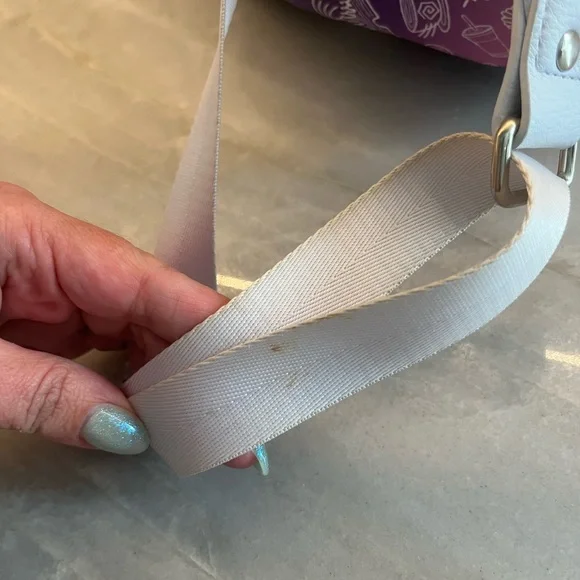 Loungefly Pink and Disney Purple Mini Backpack Whimsical Design - Picture 4 of 5